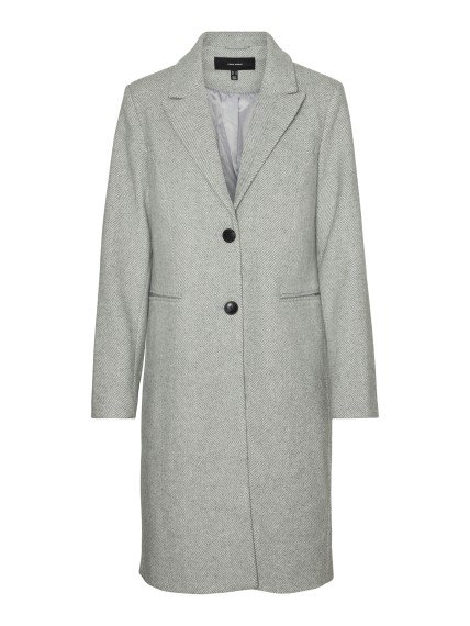  Mantel Herringbone VERO MODA grau