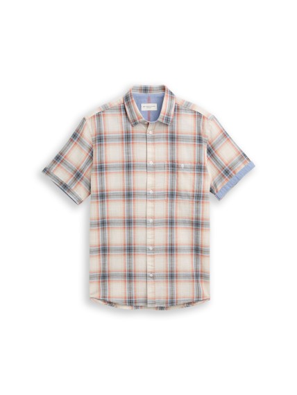 checked shirt white multicolor check 
